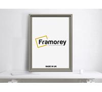 FRAMOREY Oslo Style Picture Frame, A2 Size Grey Photo Frame, Wall Hanging Oxford Poster Frames, Best Photo Frame For Birthday Gift