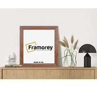 FRAMOREY Oxford Step Style Wooden Effect Picture Frame, 35x35 CM Square Size White Photo Frames, Wall Hanging Frames, Home Decor Frame, Personalized Frames