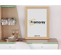 FRAMOREY Oxford Step Style Wooden Effect Picture Frame, 7x5 Inch Size Oak Photo Frames, Wall Art Poster Frames Best Photo Frames For Birthday Gift, Photo Print Frames