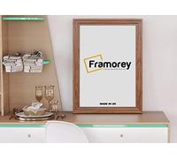 FRAMOREY Oxford Step Style Wooden Effect Picture Frame, A1 Size Walnut Photo Frames, Wall Art Poster Frames Best Photo Frames For Birthday Gift, Photo Print Frames