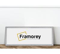 FRAMOREY Panoramic Style Glitter Sparkle Picture Frame, 12x5 Inch Size Silver Photo Frames, Wall Hanging Oxford Frames, Best Photo Frames For Birthday Gift