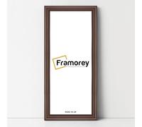 FRAMOREY Panoramic Style Mahogany Picture Frame, 24x9 Inch Size Photo Frames, LW Antique Poster Frame, Wall Hanging Oxford Frames, Photo Print Frame