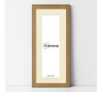 FRAMOREY Panoramic Style, Oxford Flat Wooden Effect Picture Frame, 16x12" Size Beech Photo Frame With 12x8" Size Ivory Mount, Handmade Frame, Wall Art Hanging Frame, Best Home Decor Frames