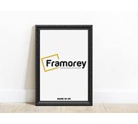 FRAMOREY Shabby Chic Antique Style Picture Frame, 18x12 Inch Size Black Photo Frames, Wall Art Poster Frames, Best Photo Frames For Birthday Gift, Photo Print Frames