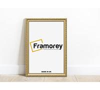 FRAMOREY Shabby Chic Antique Style Picture Frame, 70x50 CM Size Gold Photo Frames, Wall Art Poster Frames, Best Photo Frames For Birthday Gift, Photo Print Frames