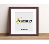 FRAMOREY Square Photo Frames, 70x70CM Size Mahogany Picture Frame With 60x60CM Size White Mount, LW Antique Style Home Wall Decor Frames, Wall Hanging Art Poster Frames, MDF Wood Frames