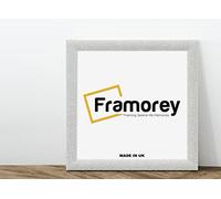 FRAMOREY Square Size Glitter Sparkle Picture Frame, 6x6 Inch Size White Photo Frames, Wall Hanging Oxford Frames, Photo College Frame, Birthday Gift Frame