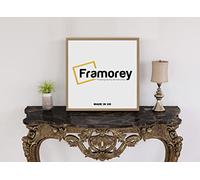 FRAMOREY Square Size Oak Picture Frame Photo Frame Wall Art Poster Frames Hanging Frames