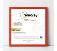 FRAMOREY Square Size Red Picture Frame Photo Frame Wall Art Poster Frames Hanging Frames