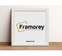 FRAMOREY Square White Picture Frame, 50x50 CM Size Photo Frames, LW Antique Poster Frame, Wall Hanging Oxford Frames, Premium Wooden Effect Frame