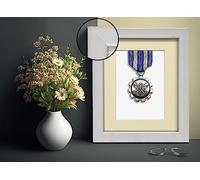 FRAMOREY Stylish Back Mount Display Elevate Artwork White 40x50CM Photo Print Frame with 30x40CM Ivory Mount Shadow Box Frame - Showcase Artwork & Objects With Multicolored Mounts