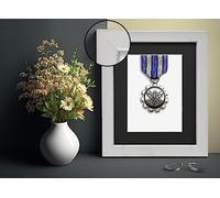FRAMOREY Stylish Back Mount Display Elevate Artwork White A3 Photo Print Frame with A4 Black Mount Shadow Box Frame - Showcase Artwork & Objects With Multicolored Mounts