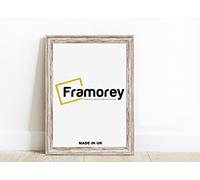FRAMOREY Vintage Distressed Photo Frames, 90x60 CM Size Walnut Photo Frames, Wall Hanging Poster Frames, With a High Clarity Styrene Shatterproof Perspex Sheet