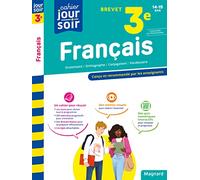 Français 3e Brevet - Cahier Jour Soir: Conçu et recommandé par les enseignants