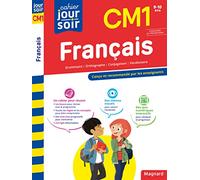 Français CM1 - Cahier Jour Soir: Conçu et recommandé par les enseignants