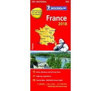 France 2018 National Map 721 (Michelin National Maps)
