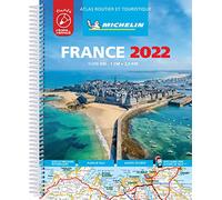 France 2022 -Tourist & Motoring Atlas A4 Laminated Spiral