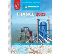France 2025 - Tourist & Motoring Atlas Laminated Spiral