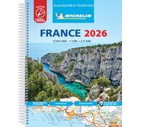France 2026 - Tourist & Motoring Atlas Laminated Spiral