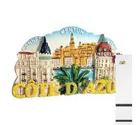France 3D Fridge Magnet, Refrigerator Magnet 3D Stickers, Strong Magnets Refrigerator Decoration, Palace of Versailles Magnetic Sticker, Locker Magnets Travel Souvenirs