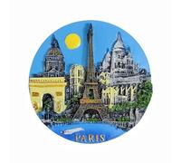 France 3D Paris Fridge Magnet Souvenir Gift,Resin Handmade Paris France Refrigerator Magnet Home & Kitchen Decoration Collection
