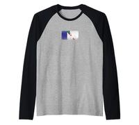 France & Algeria Flags - French Algerian Raglan Baseball Tee