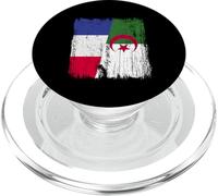 France Algeria Half Flag French Algerian Heritage PopSockets PopGrip for MagSafe