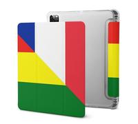 France And Bolivian Flag Cute Tablet Case with Pencil Holder Unisex Slim Hard Protective Cover Compatible with iPad 2020 /Pro 2020/2020 AIR 4 /Pro 2021