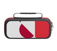 France and Japan Flag Fashion Slim Carrying Case for Switch Hard Portable Protective Cover for Game Card