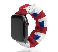 France And Netherlands Flag Watch Band Compatible with IWatch Bands Series 6 5 4 3 2 1 Elastic Replacement Wristband