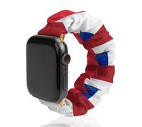 France And Netherlands Flag Watch Band Compatible with IWatch Bands Series 6 5 4 3 2 1 Elastic Replacement Wristband