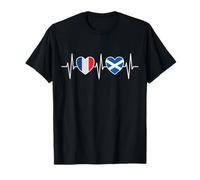 France And Scotland Scottish Flag Flags T-Shirt
