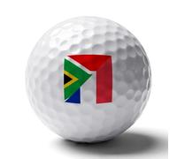 France And South Africa Flag Professional Standard Golf Balls Double-sided Printing Performance Ball Gift for Boyfriend Husband Father