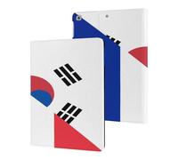 France And South Korea Flag Compatible with iPad Protective Case ipad 2017/2018/Air1/Air2 (9.7in)