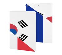 France And South Korea Flag Compatible with iPad Protective Case ipad 2019/2020/2021(10.2in)