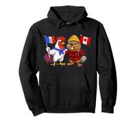 France Canada Flag French Roots Canadian Heritage Pullover Hoodie