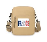 France Country Flag Name Art Deco Fashion Crossbody Bag Cell Phone Purses Handbag Shoulder Mini Bag