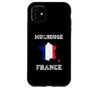 France Distressed Flag Mulhouse Pride Case for iPhone 11