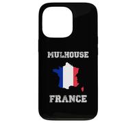 France Distressed Flag Mulhouse Pride Case for iPhone 13 Pro