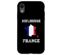 France Distressed Flag Mulhouse Pride Case for iPhone XR