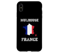 France Distressed Flag Mulhouse Pride Case for iPhone XS Max