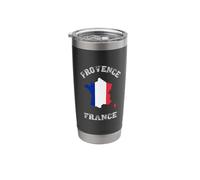 France Distressed Flag Provence Pride Stainless Steel Insulated Tumbler