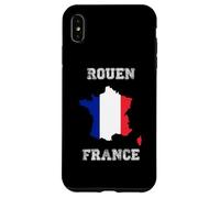 France Distressed Flag Rouen Pride Case for iPhone XS Max