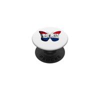 France Flag Butterfly Butterflies Wings French Flag PopSockets Adhesive PopGrip