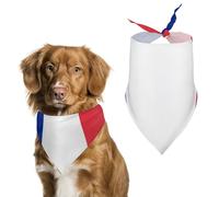 France Flag Dog Bandanas,Adjustable Neck Pet Scarf for Small to Large Pets,Stylish And Comfortable Accessories for Dogs & Cats