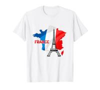 France Flag Eiffel t-shirt, Tower Paris Travel Graphic women T-Shirt