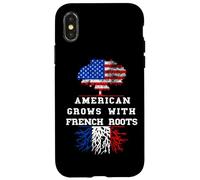 France Flag French Roots Tree American Grows French Flag Case for iPhone X/XS