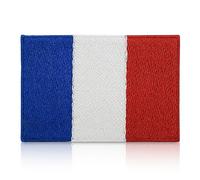 France Flag Iron-on Patch | French Flag Embroidery Patch, France Flag ironable Patch, Airsoft Badges Finally Home