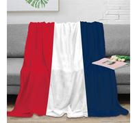 France Flag National Flag Blanket Camping Blanket Sofa Blanket Sleeping Blanket Kids Adults Sofa Blanket Applicable for All Seasons 50x60inch(127x152cm)