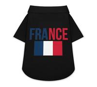 France French Flag Cute Pet T-Shirts Dog Shirt Clothes Funny Beach Pullover Cat Sweatshirt For Small Pets XS
